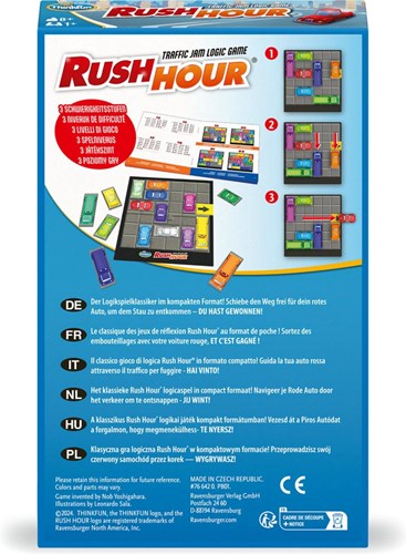 Ravensburger Rush Hour gioco da viaggio rompicapo - edizione pocket per bambini-3