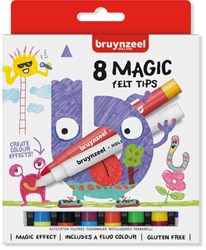 Bruynzeel pennarelli magici set 8 pezzi divertimento bambini