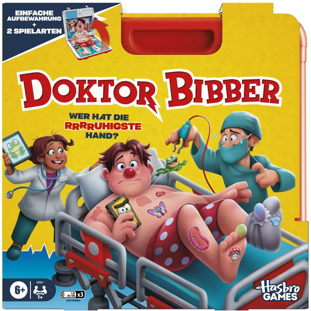 Gioco da tavolo Hasbro Dottor Bibber - classico gioco di famiglia per bambini