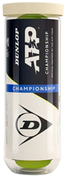 Dunlop palline da tennis ATP Championship gialle - 3 pezzi per allenamento e partita
