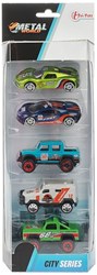 5 Macchinine in metallo 1:64 in scatola 2ass. 21482Z