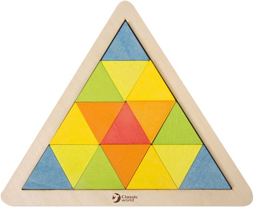 Classic World puzzle mosaico in legno giocattolo educativo 67 pezzi-2