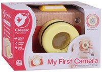Classic World fotocamera giocattolo in legno per bambini - caleidoscopio