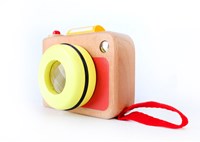 Classic World fotocamera giocattolo in legno per bambini - caleidoscopio-2