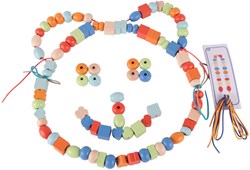 Classic World perle in legno - gioco creativo colorato per bambini