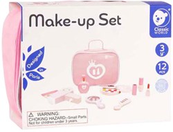 Classic World set trucco in legno rosa valigetta giocattolo make-up