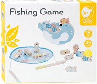 Classic World gioco di pesca in legno foca - giocattolo educativo 24 pezzi