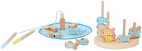 Classic World gioco di pesca in legno foca - giocattolo educativo 24 pezzi-3