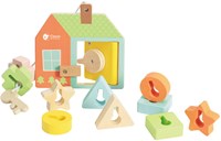 Classic World casa delle forme in legno gioco con serratura - giocattolo educativo 11 pezzi-3