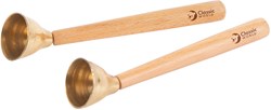 Classic World campanelli a mano in legno set musicale 2 pezzi per bambini