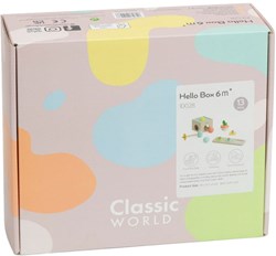 Classic World scatola giocattoli in legno baby 6-12 mesi educativo