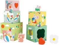Classic World blocchi impilabili animali della foresta gioco educativo 10 pezzi-2