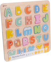 Classic World puzzle alfabeto in legno giocattolo educativo 27 pezzi