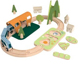 Classic World pista di treno in legno - 40 pezzi - giocattolo educativo