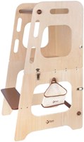 Classic World torre di apprendimento e tavolo in legno - regolabile - giocattolo educativo 90cm-3