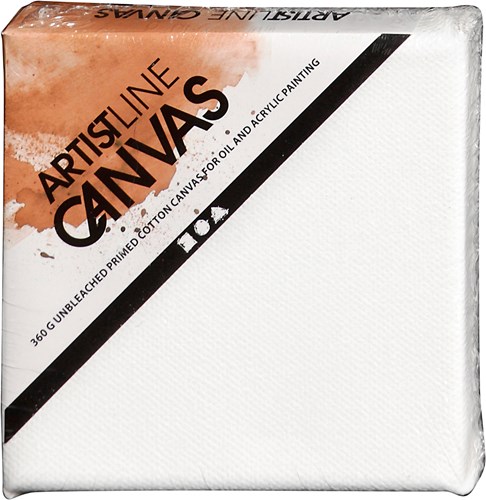 Creativ Company tela bianca per dipingere 10x10 cm per hobby e arte