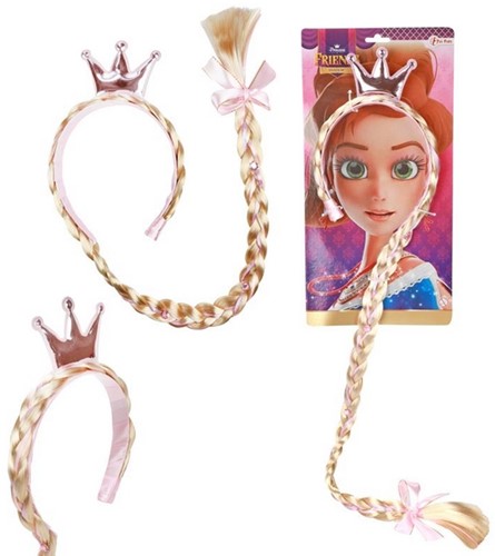 La principessa p. diadema+treccia+corona 12711B