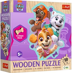 Trefl PAW Patrol puzzle in legno 50 pezzi - gioco educativo bambini