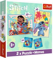 Puzzle Stitch set 3-in-1 puzzle e gioco memory per bambini