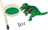 Colorations kit costruzione dinosauro 3D in legno - set di 4 puzzle creativi-3