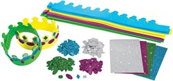 Colorations kit creativo corone da creare - set creativo per bambini 16 pezzi