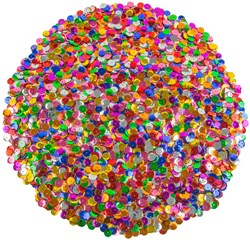 Colorations - Paillettes colorate materiale creativo 100 grammi multicolore