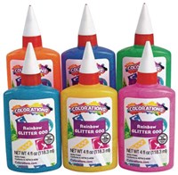 Colorations colla glitter set creativo - 6 colori arcobaleno 118ml-2