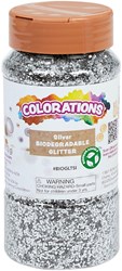 Colorations glitter biodegradabile argento 113 grammi creatività ecologica