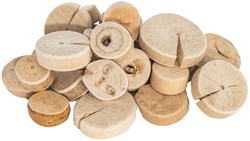 Colorations dischi di legno per lavoretti - fette di legno rotonde 1kg