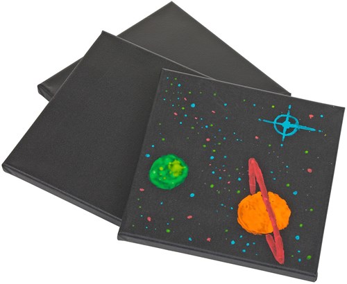 Colorations tela nera superficie pittorica 20x20cm set di 3 - giocattolo creativo-2