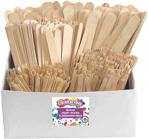 Colorations bastoncini di legno giocattolo creativo set classe 1200 pezzi