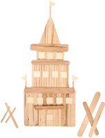 Colorations bastoncini di legno giocattolo creativo set classe 1200 pezzi-3