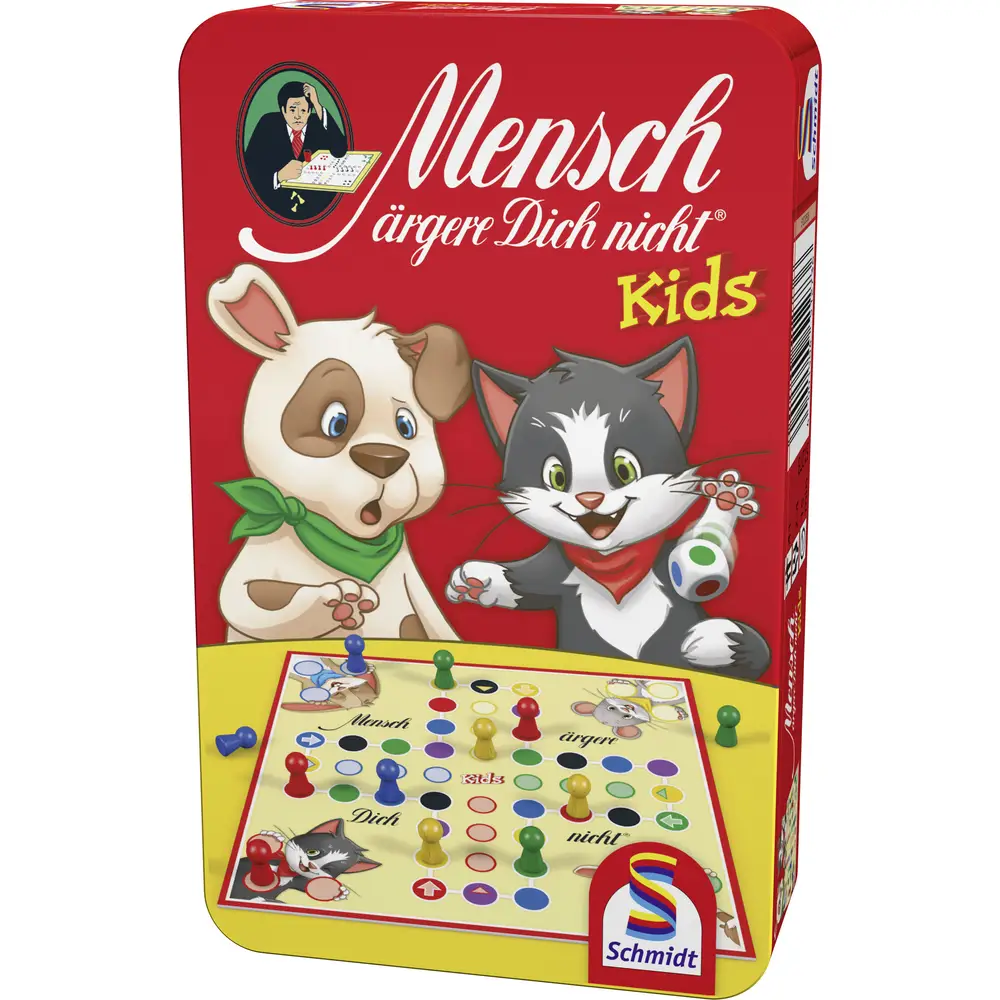 Schmidt gioco da tavolo Mensch ärgere dich nicht Kids gioco di famiglia colorato