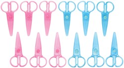 Colorations forbici in plastica set - Forbici bambini lavoretti 12 pezzi