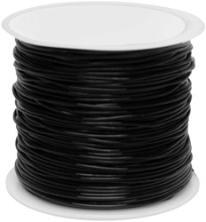 Colorations cordino elastico nero 50 metri - filo creativo 1 mm spesso