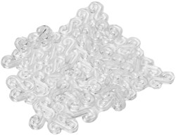 Colorations ganci S loom bianchi - set da 60 pezzi per bambini