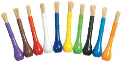 Colorations set pennelli pittura - Easy-Grip pennelli per bambini 10 pezzi