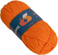 Colorations filato acrilico arancione 4 mm 50g tessuto creativo