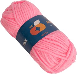 Colorations filato acrilico rosa 4 mm 50 grammi tessuto creativo