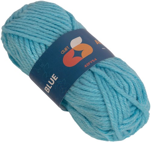 Colorations filato acrilico azzurro 4 mm 50g filato tessile creativo