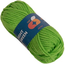 Colorations filato acrilico verde chiaro 4 mm 50g tessuto creativo