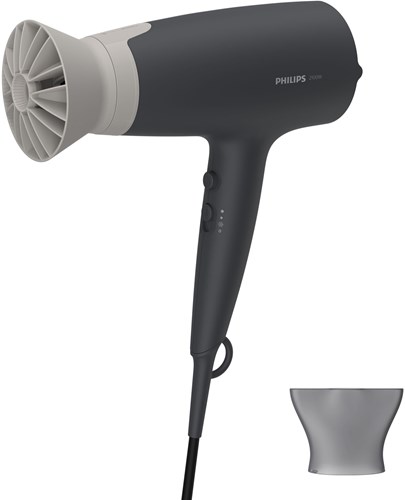Philips asciugacapelli 3000 Series - potente phon ionico nero-2