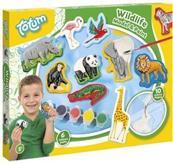 Set di gesso e pittura Totum Wildlife 025769