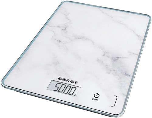 Leifheit bilancia da cucina digitale effetto marmo - fino a 5 kg - precisa-2