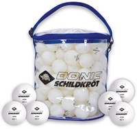 Schildkröt palline da ping pong bianche poly 40+ 144 pezzi con borsa
