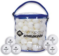 Schildkröt palline da ping pong bianche poly 40+ 144 pezzi con borsa