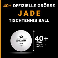 Schildkröt palline da ping pong bianche poly 40+ 144 pezzi con borsa-2