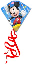 Eolo aquilone per bambini Mickey Mouse con telaio in fibra di vetro