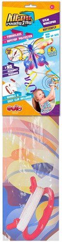 Kites Ready2Fly aquilone pop-up mini nylon farfalla arcobaleno giocattolo