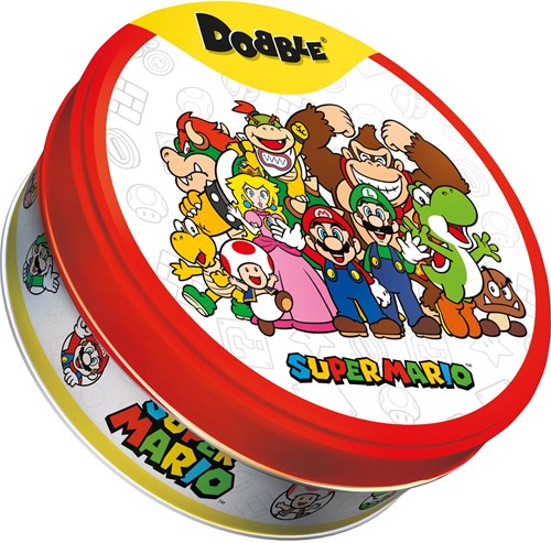 Dobble Super Mario gioco di carte - Gioco di ricerca e reazione per famiglie